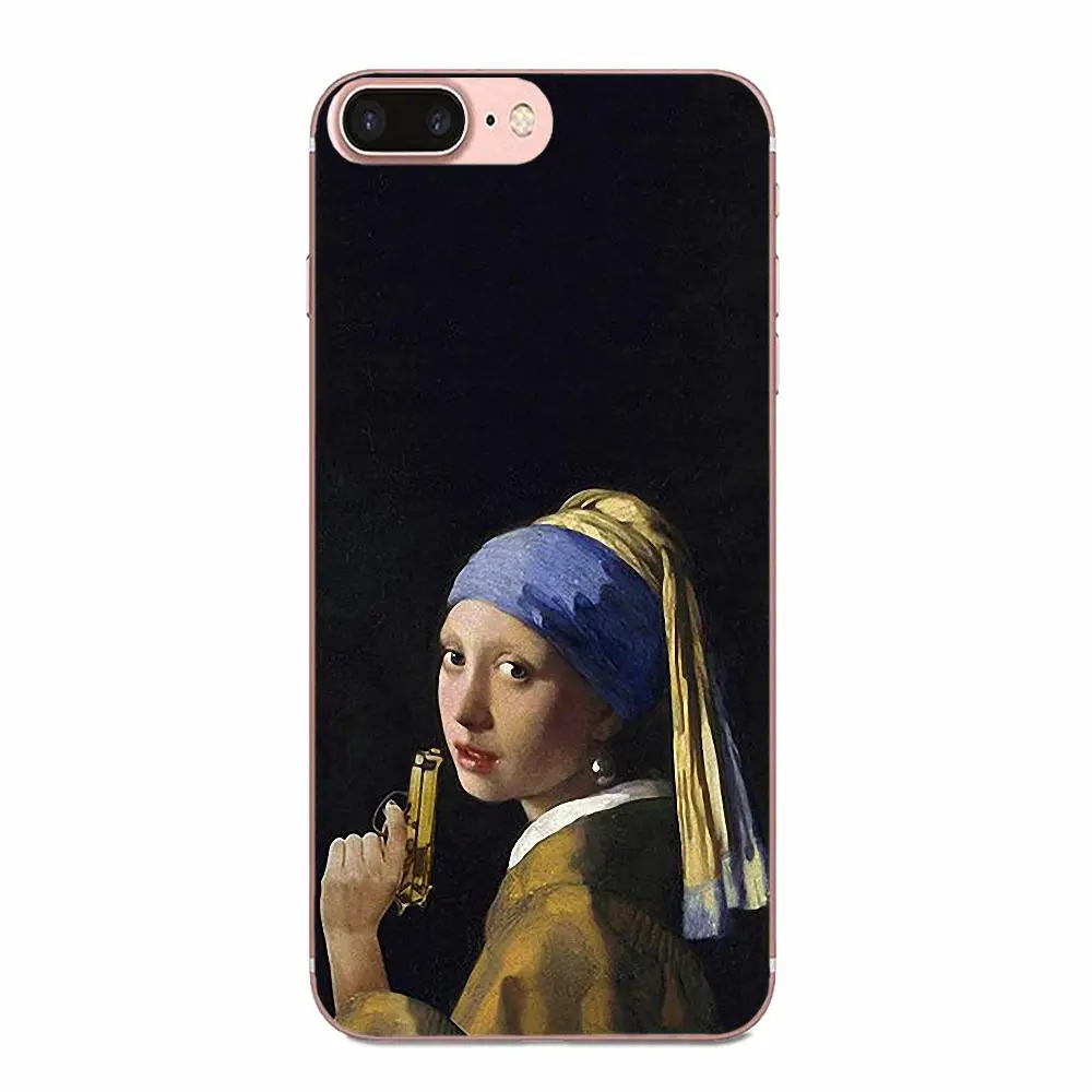 Девушка с жемчужной серьгой Vermeer для samsung Galaxy Note 5 8 9 S3 S4 S5 S6 S7 S8 S9 S10 5G mini Edge Plus Lite TPU