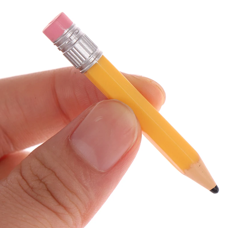 

5Pcs/set Dollhouse Mini Colorful Pencil Model Fashion Miniature Accessories Simulation Model Toys For Doll Kids Gift