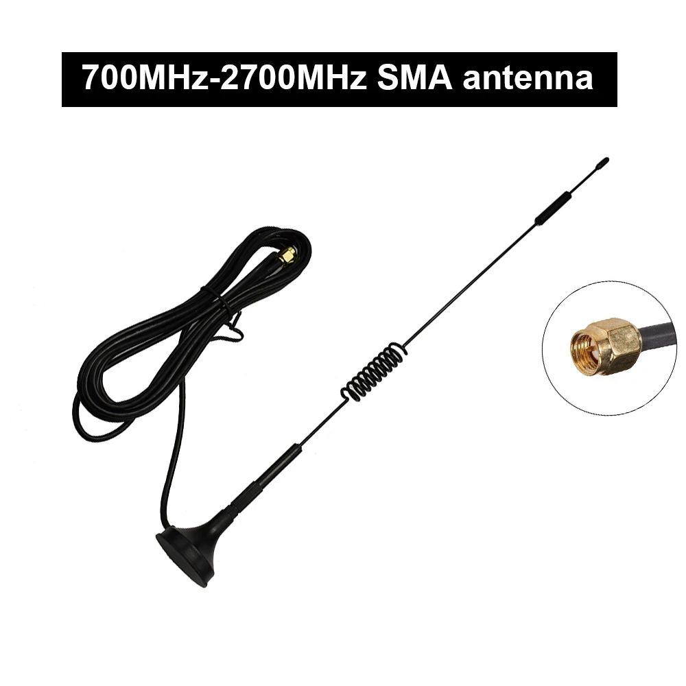 Lusya 1 шт. 700 МГц 2700 антенна SMA иглы 2G 3G 4G присоски для HackRF G1 014|Запасные части| |