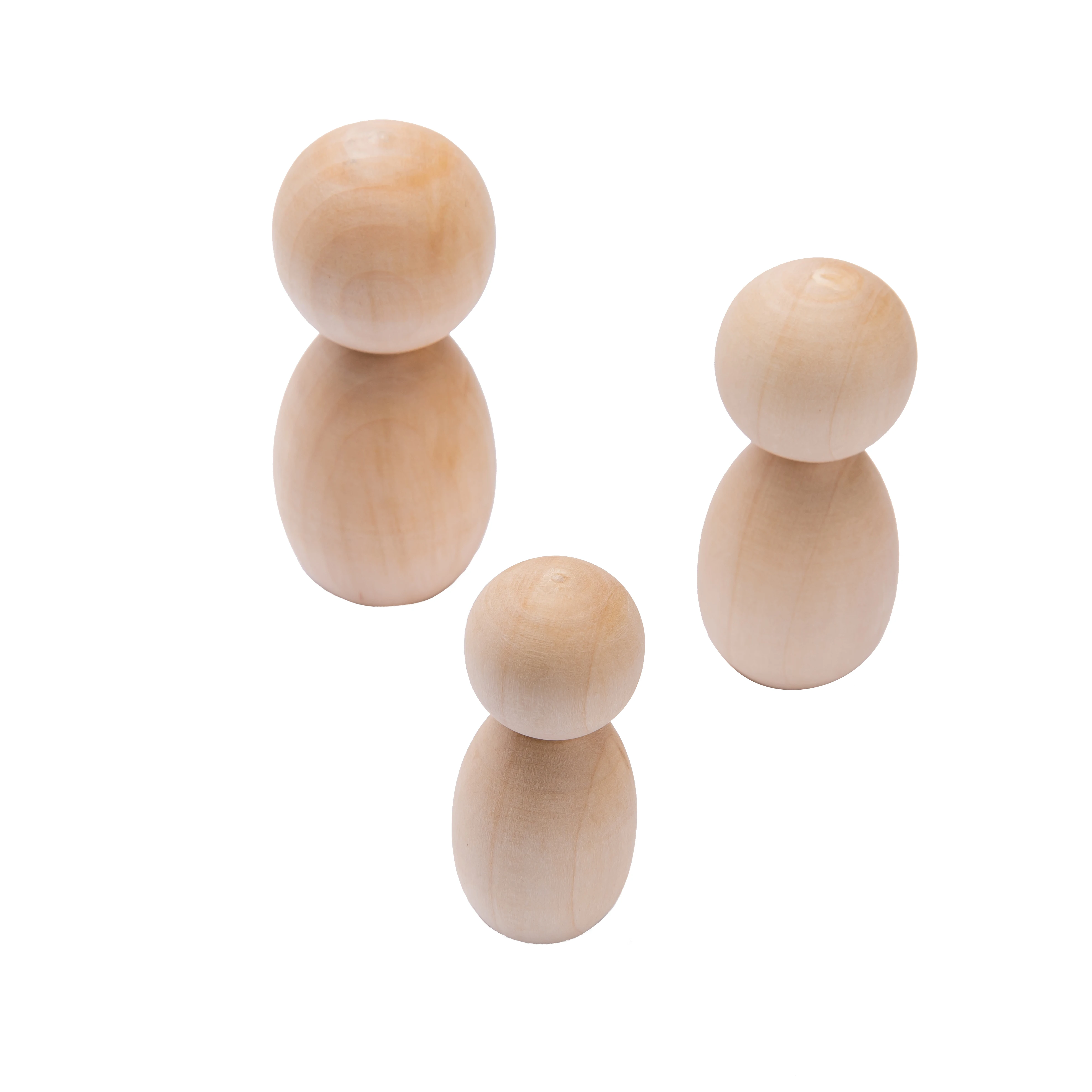 

5PCS,60mm70mm80mmWooden Peg Dolls Wood Dolls Kids Room Decor Handmade DIY Unfinished Wooden Peg Dolls Blank