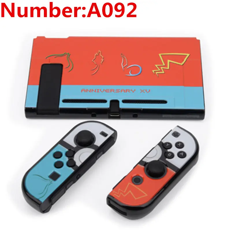 A092 Жесткий защитный чехол для nictendo Switch Console Joy-Con, защита контроллера, прямая стыковка - Цвет: A092