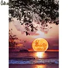 5d алмазная живопись Луна озеро дерево пейзаж Картина Стразы ручной работы подарок Сделай Сам Алмазная вышивка мозаика распродажа украшение