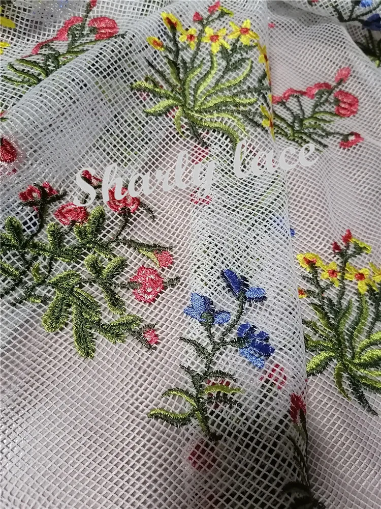 Высококачественная популярная Водорастворимая Вышивка в клетку французская