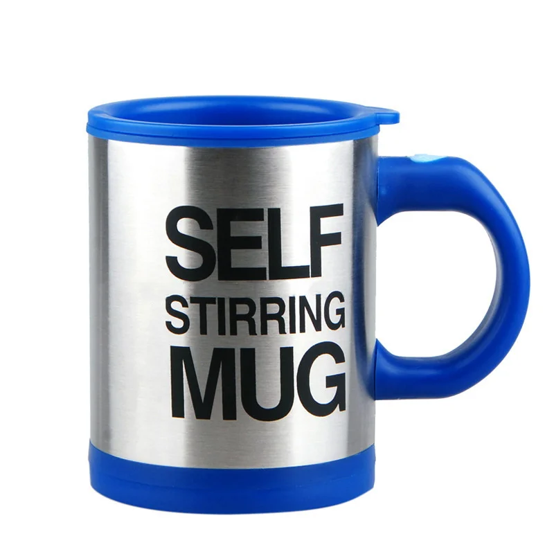 400ml Self Stir Mug Electric Automatic Mixing Spinning Stainless Steel Stirring Coffee Cup for Home Office | Дом и сад
