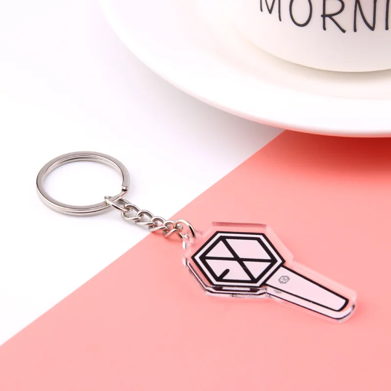 Брелок для ключей KPOP EXO GOT7 TWICE SEVENTEEN брелок мальчиков Bangtan милый кулон подарки |