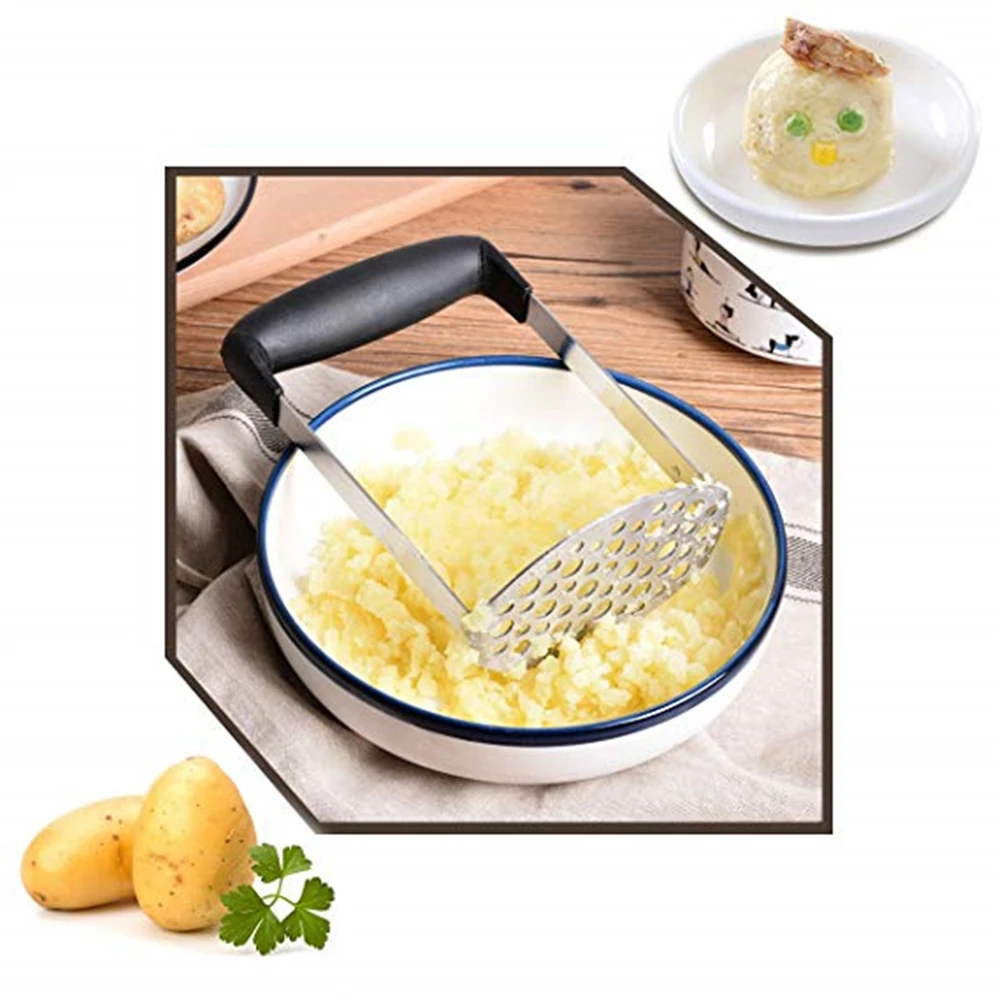 Новый ручной картофельный кухонный пресс для приготовления пюре из нержавеющей