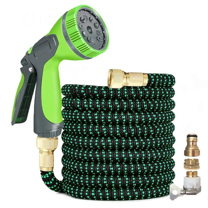 

NEW Telescopic Garden Hose High Pressure Car Wash Tools Flexible Magic Plastic Pipe Water Gun Set For Garden Watering Irrigation