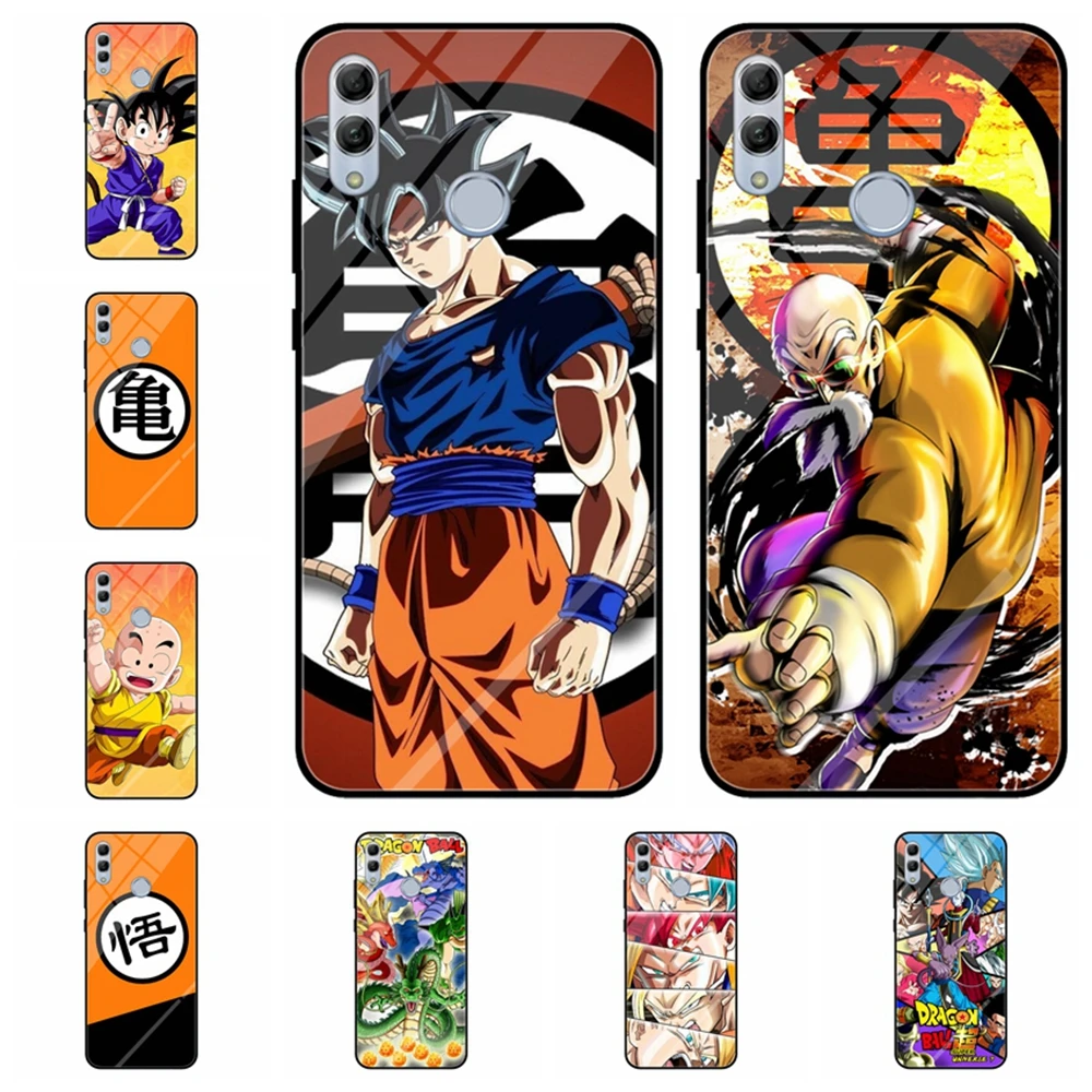 Dragon Ball Z Супер чехол из закаленного стекла для телефона КРЫШКА ДЛЯ huawei Honor 8X Glory JSN