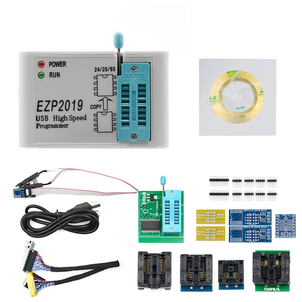 Высокая скорость EZP2019 USB SPI программист лучше, чем EZP2010 2011 поддержка 24 93 EEPROM Флэш-биос