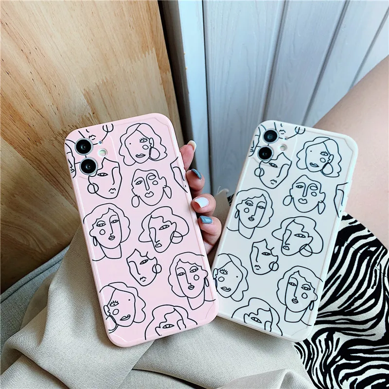 Женский ретро-чехол для Iphone 12 11 Pro Max 7 8 plus X Xs | Мобильные телефоны и аксессуары
