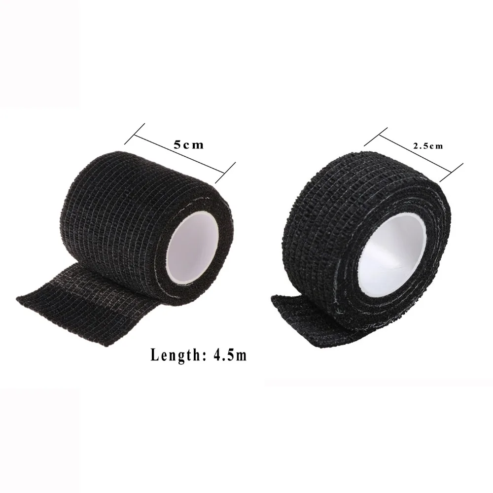 

10pcs/lot Colorful Bandage Tattoo Grip Cover Disposable 5mm Self Adhesive Elastic Bandage Tattoo Accessories Supplies Random