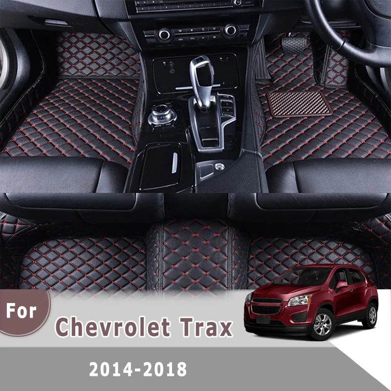 

Кожаные коврики RHD Для Chevrolet Trax 2018, 2017, 2016, 2015, 2014, автомобильные коврики, аксессуары для интерьера автомобиля, декоративные коврики