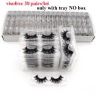 Ресницы Visofree накладные, натуральные, густые, длинные, 30 пар