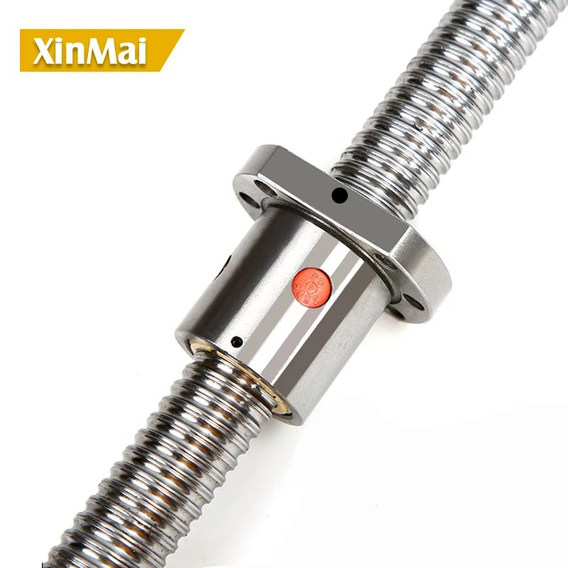Шариковый винт RM2505 SFU2505 125 2550 мм 25 шариковый C7 с фланцем 2505 2510 одиночная/двойная