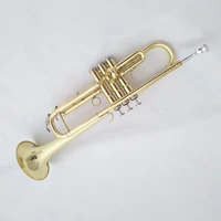 professional trumpet exquisite bb b flat durable brass gold painted trumpet durable musical instrument high quality mouthpiece