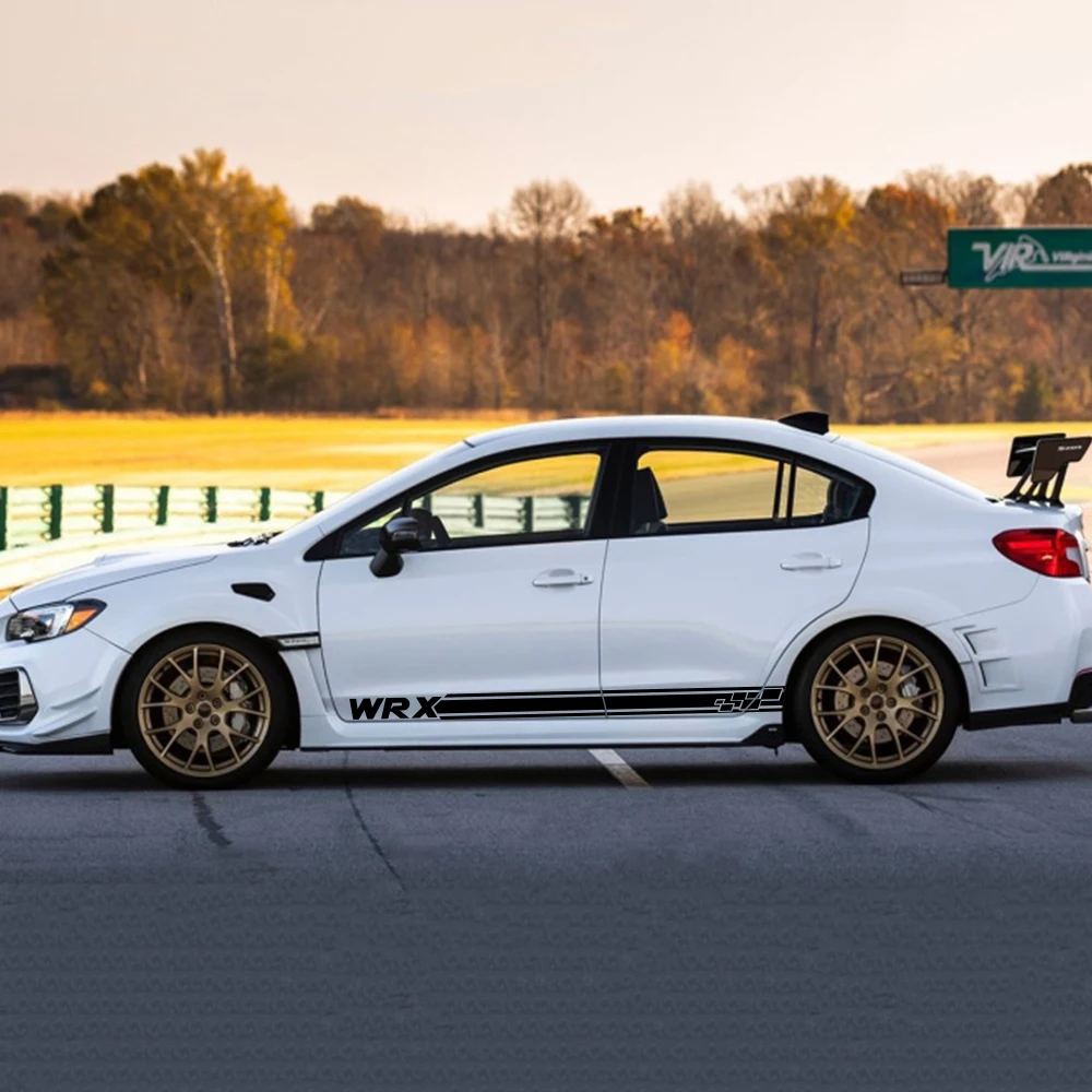 Боковые наклейки на дверь автомобиля для Subaru WRX Спортивные Гонки Стайлинг