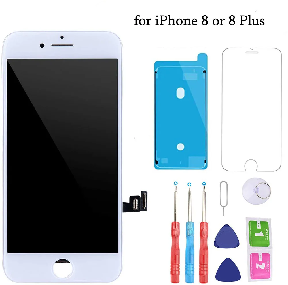 Для iPhone 8 8Plus сменный экран Новый ЖК-дисплей в сборе дигитайзер без битых пикселей
