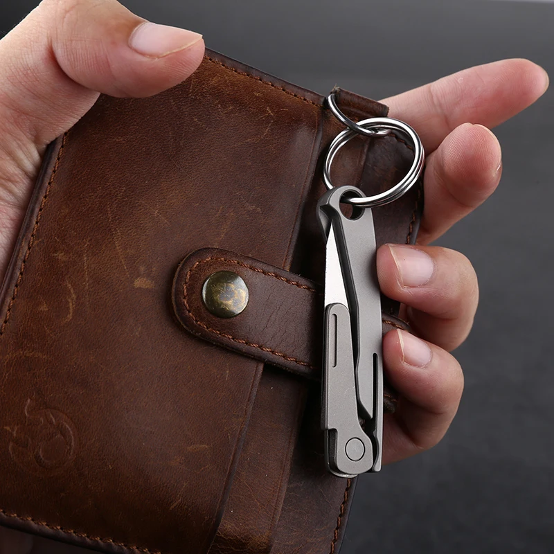 Карманный мини нож из титанового сплава экстренный ключ медицинские складные