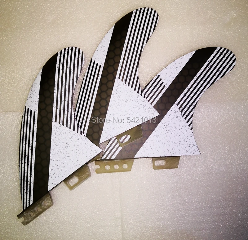 white Surf Fin FC II Tri set Surfboard Fins G5 M Popular | Спорт и развлечения