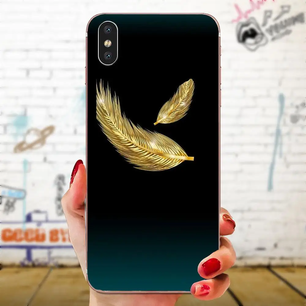 as picture Чехол из ТПУ с принтом «Крыло ангела» для девочек samsung Galaxy Note 5 8 9 S3 S4 S5 S6 S7 S8 S9 S10 5G mini Edge Plus Lite - Цвет: as picture