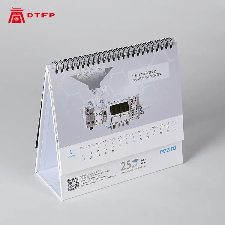 Бумажный материал для всех размеров Рабочий стол печати на заказ календарный