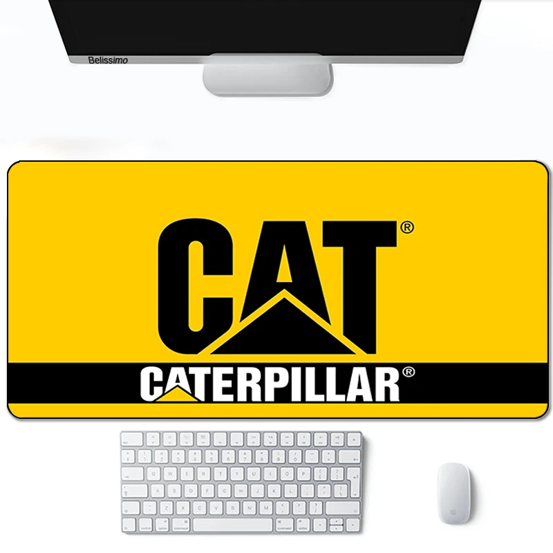 

CAT Caterpillar Logo Mouse Pad Big Extended Computer Mat Game Mousepad Gamer Office Keyboard Pad Mause Pad Non-slip Waterproof