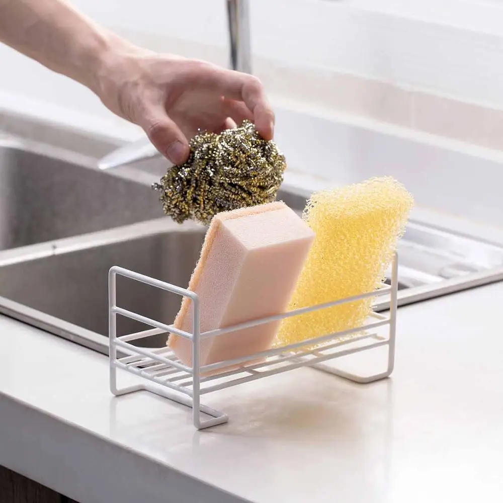 Кухонный держатель для губки мыла полка хранения органайзер раковины тряпка