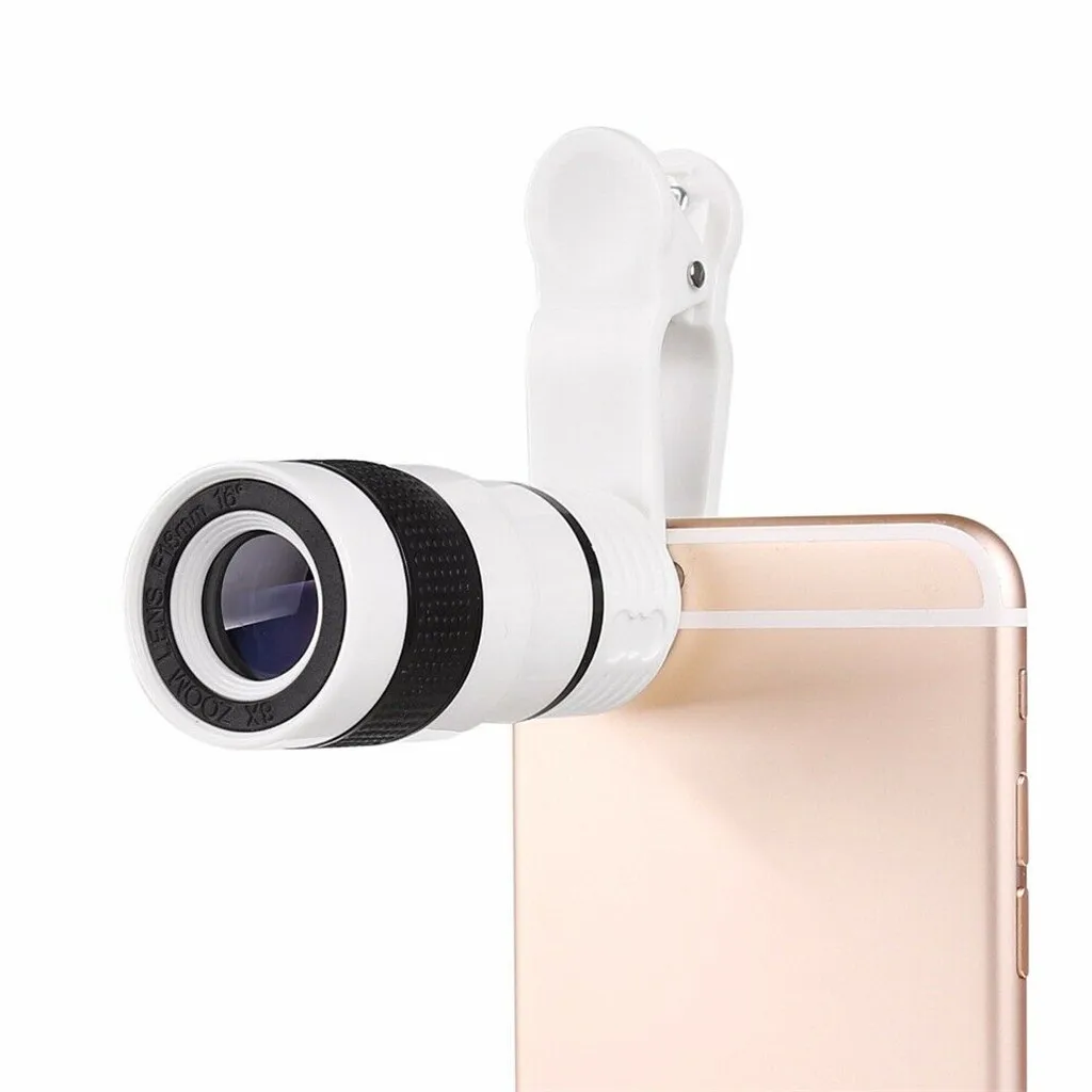 Объектив камеры телефона с 12X зумом для Samsung Galaxy S10 S9 S8 Note 10 2 в 1 HD монокуляр двойным