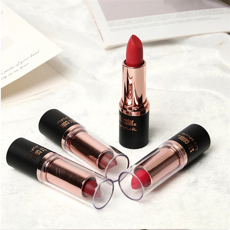 12 цветов губная помада водостойкая стойкая увлажняющая блестящая сексуальный