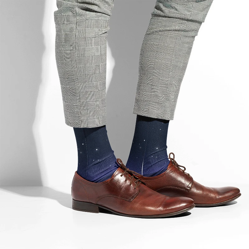 Хлопковые носки осенние цветные носки-трубы с листьями компрессионные модные