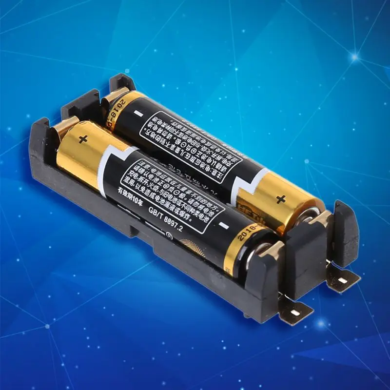 2 AAA батарея SMT SMD Чехол Держатель сотовых батарей коробка для хранения Контейнер
