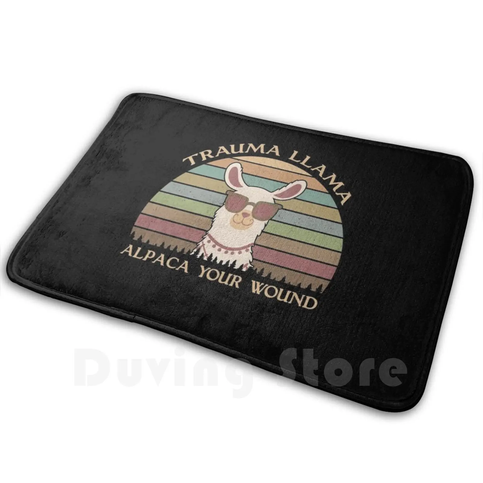 

Лама-альпака для травм и раны, мягкий нескользящий коврик, коврик, подушка, винтажная лама, лама для влюбленных, лама, дизайнерская лама