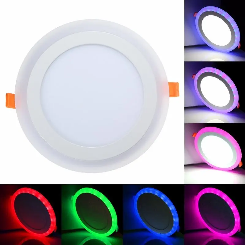 Светодиодный светильник RGB круглый/квадратный + пульт дистанционного управления