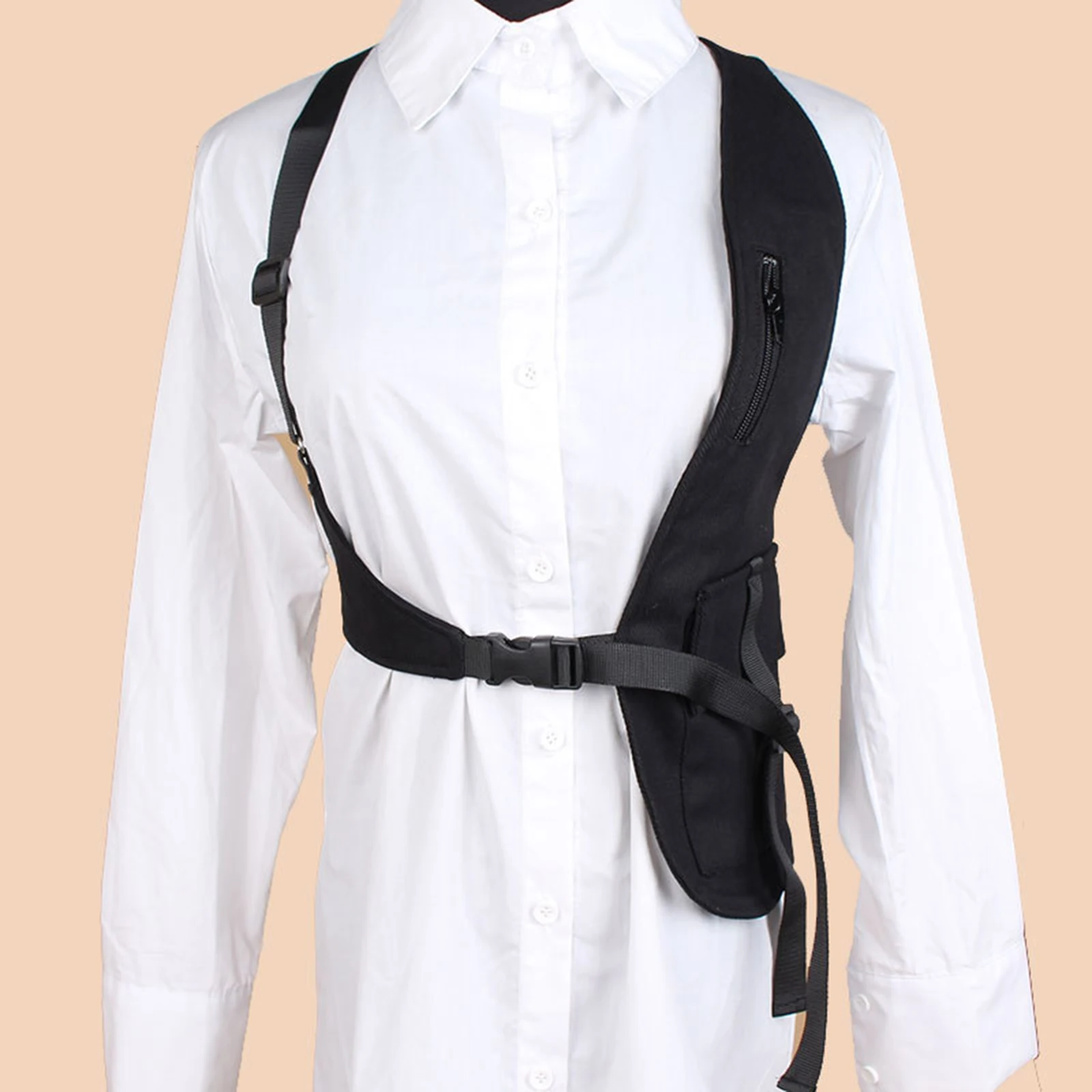 

Unisex Hip-Hop Street Vest Belt One Side Pocket Suspenders Girdle Functional Style Tooling Vest Fashion Waistband Belts Costume