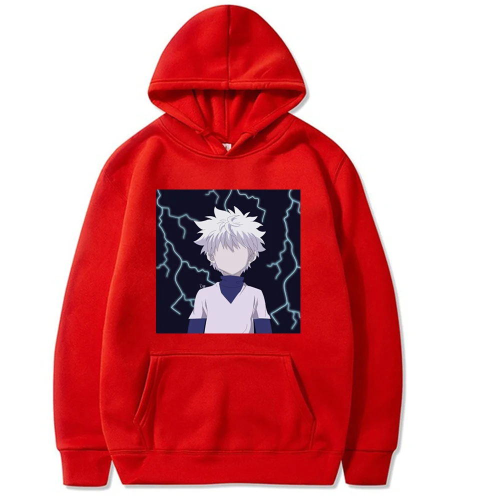 

Аниме Hunter X Hunter Killua Leorio Kurapika Gon Hisoka пуловер с капюшоном уличный Топ в стиле хип-хоп