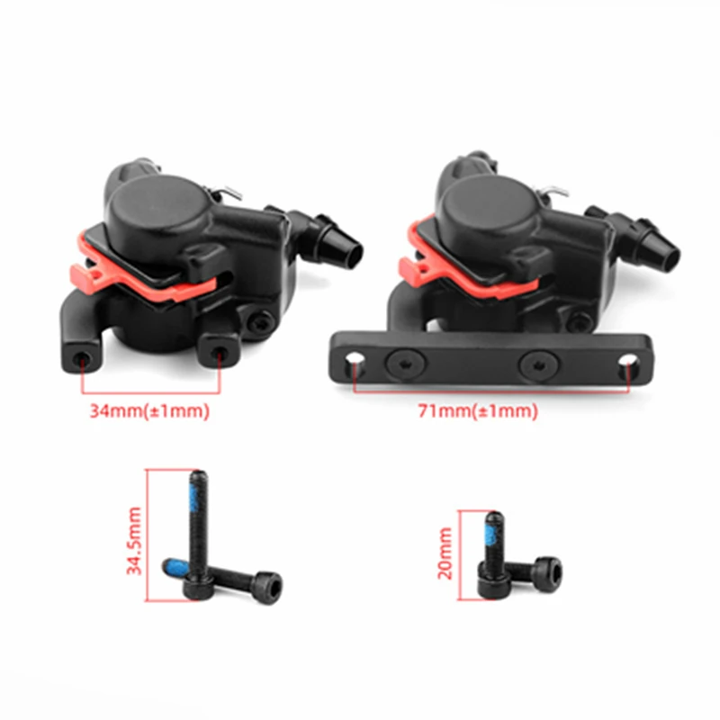 

ZOOM Road Bikes Flat Mount Dual Action Line Pulling Hydraulic Disc Brake Calipers