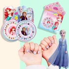 Мультяшные наклейки для ногтей Холодное сердце 2, Эльза и Анна, набор для макияжа, игрушки для ролевых игр для девочек, принцесса Дисней, София, набор детской косметики