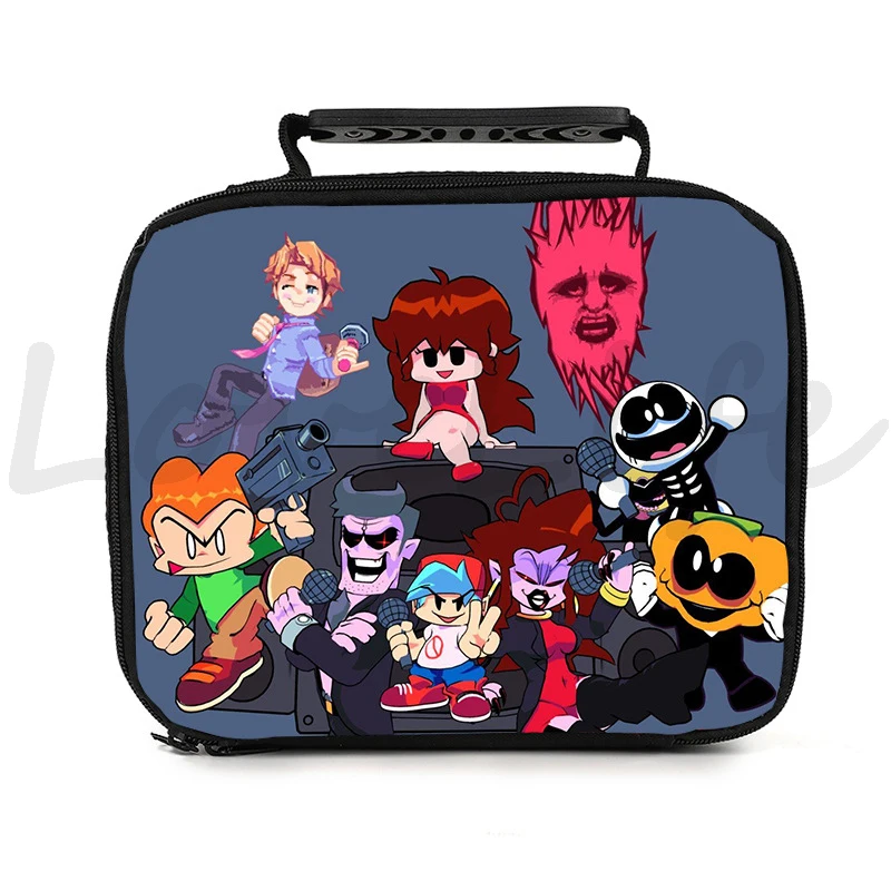 Функциональная сумка для ланча Funkin вечеринки в пятницу изолированная мальчиков