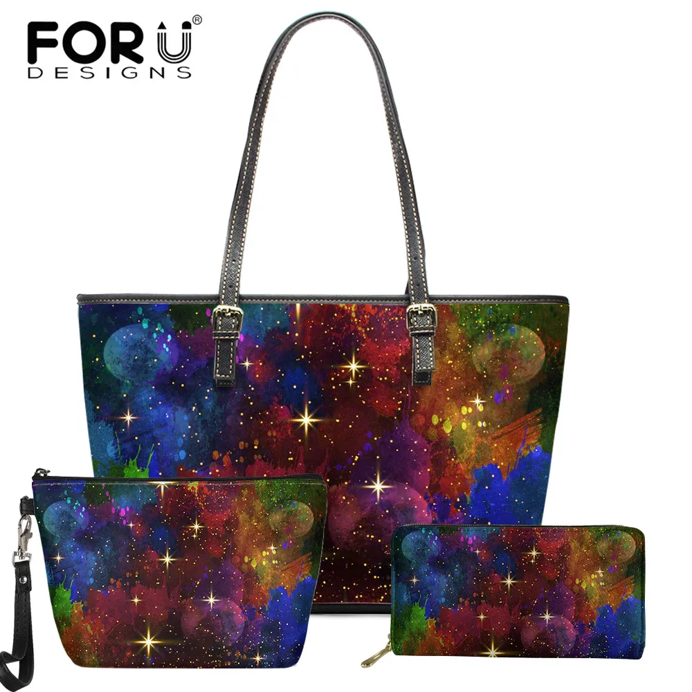 

Женская водонепроницаемая сумка-тоут с рисунком звездного неба