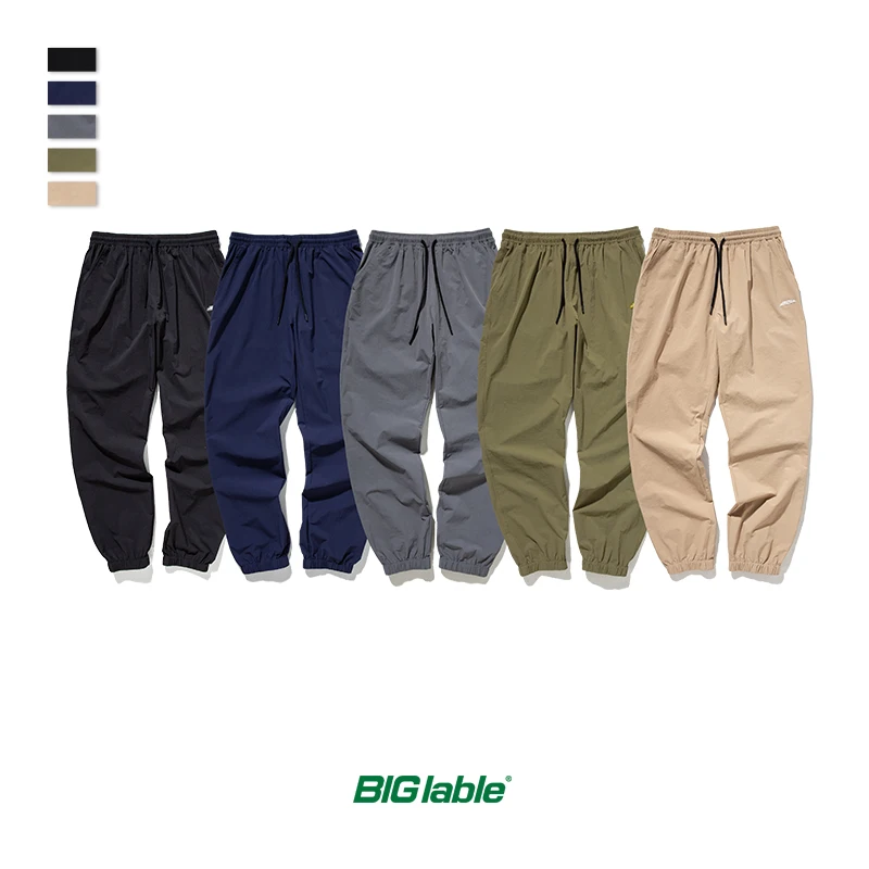 2019 Новые повседневные штаны мужские свободные однотонные для бега простые