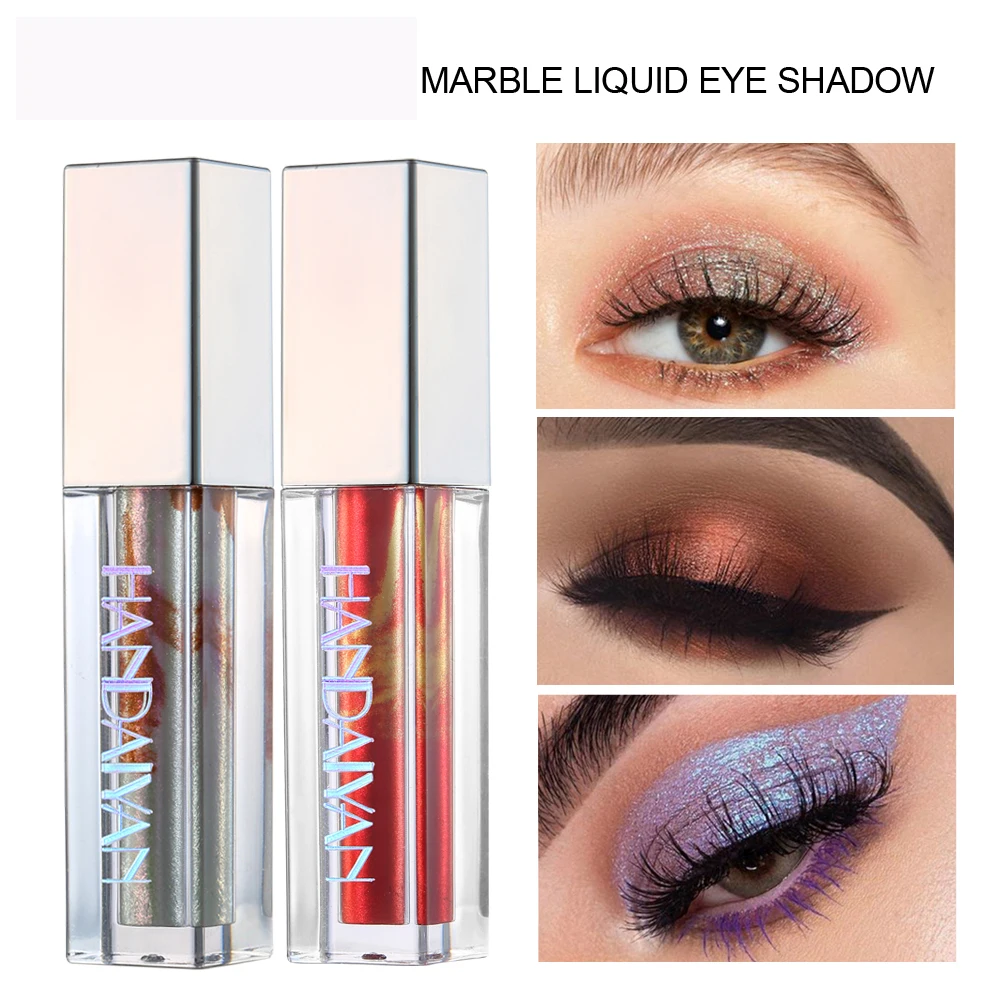 Жидкие блестящие тени для век Карандаш мерцающие водонепроницаемые стойкие