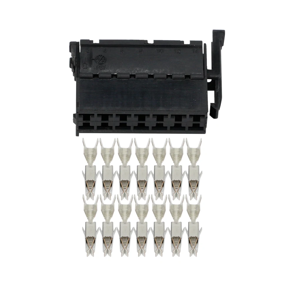 Черные автомобильные Соединители 5 комплектов 14 контактов соединитель жгута с