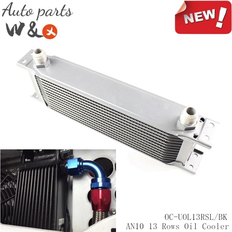 

13 Rows Oil Cooler AN10 13 Row T-6061 Aluminum Universal Engine Gearbox Oil Radiator Oil Cooler