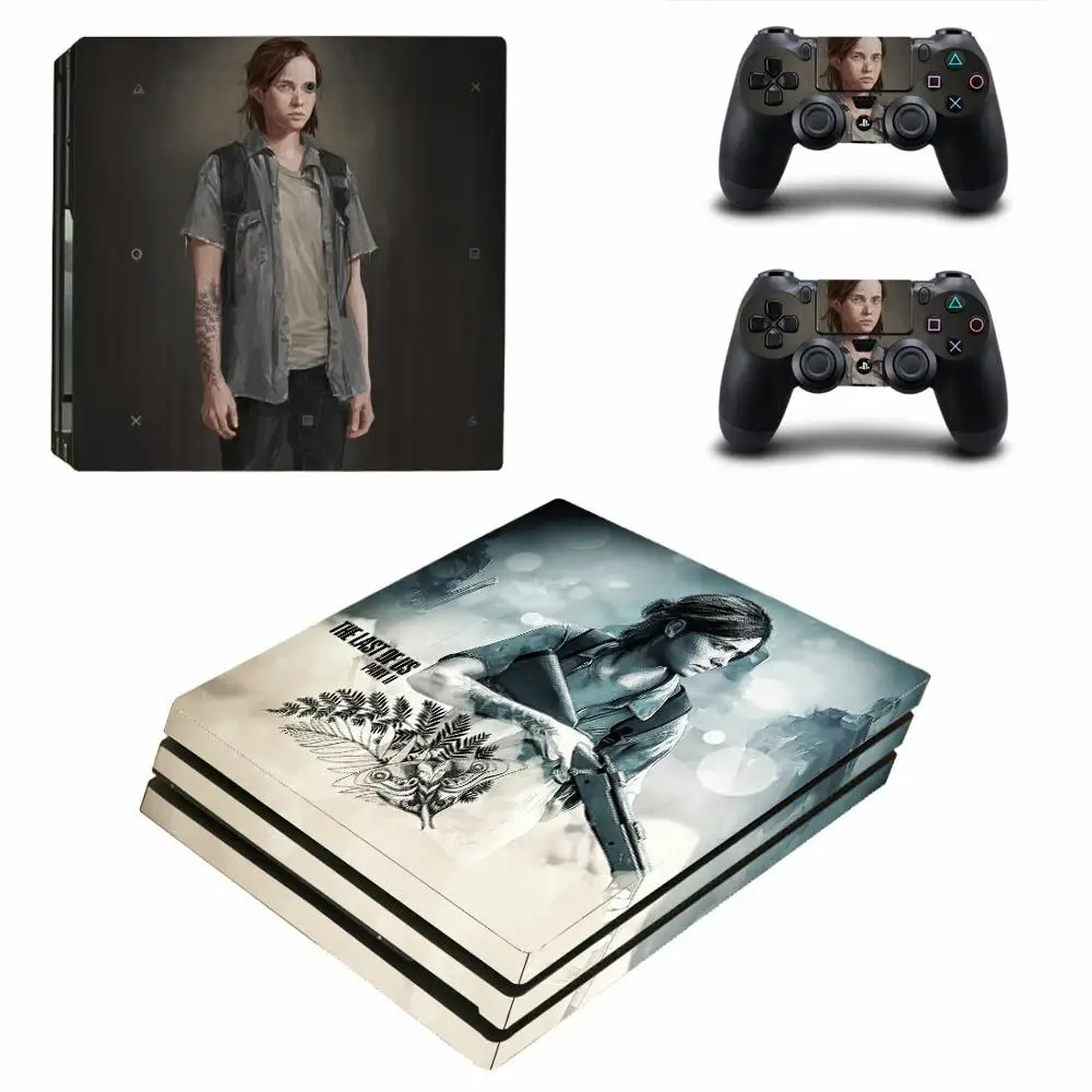 Виниловая наклейка на кожу для консоли Sony Playstation 4 и 2 контроллеров PS4 Pro последняя