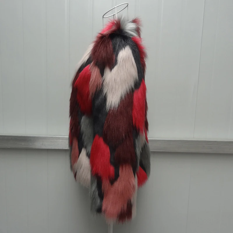 2022 осенне-зимняя меховая куртка женская новая из искусственного меха лисы