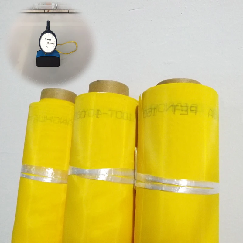 

Сетка печатания экрана полиэстера, желтая, 120Т-34ум-110км-20метерс