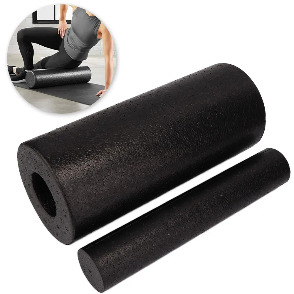 

Muscle Relieve Massage Roller Gym Fitness Sport exercise Equipment 2 in 1 Yoga Hollow Column Foam Roller Set
