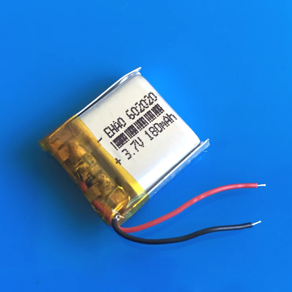 3 7 в 180 мАч литий-полимерный аккумулятор Lipo Перезаряжаемый для MP3 Bluetooth колонки