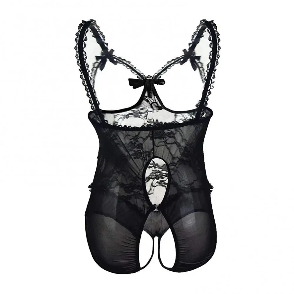 OLO Женская Сексуальная эротическая одежда порно кружевное цветочное ажурное