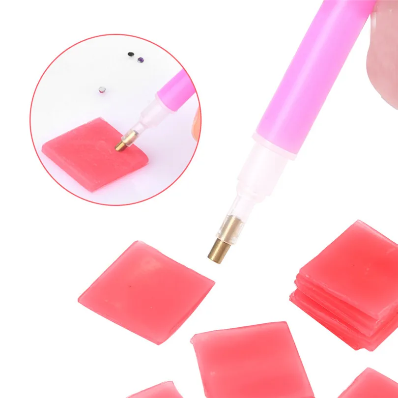 50 шт. сделай сам алмазная живопись клеевая глина вышивка инструмент для